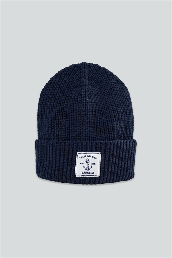 Lakor Cotton Beanie - Navy
